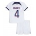 Paris Saint-Germain Manuel Ugarte #4 Babykleding Uitshirt Kinderen 2023-24 Korte Mouwen (+ korte broeken)